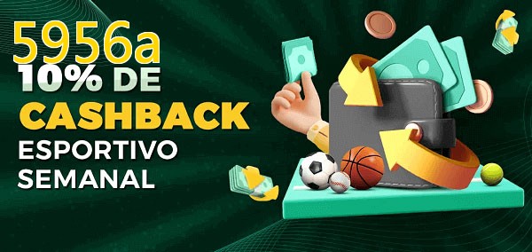 10% de bônus de cashback na 5956a