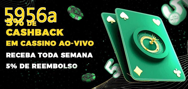 Promoções do cassino ao Vivo 5956a